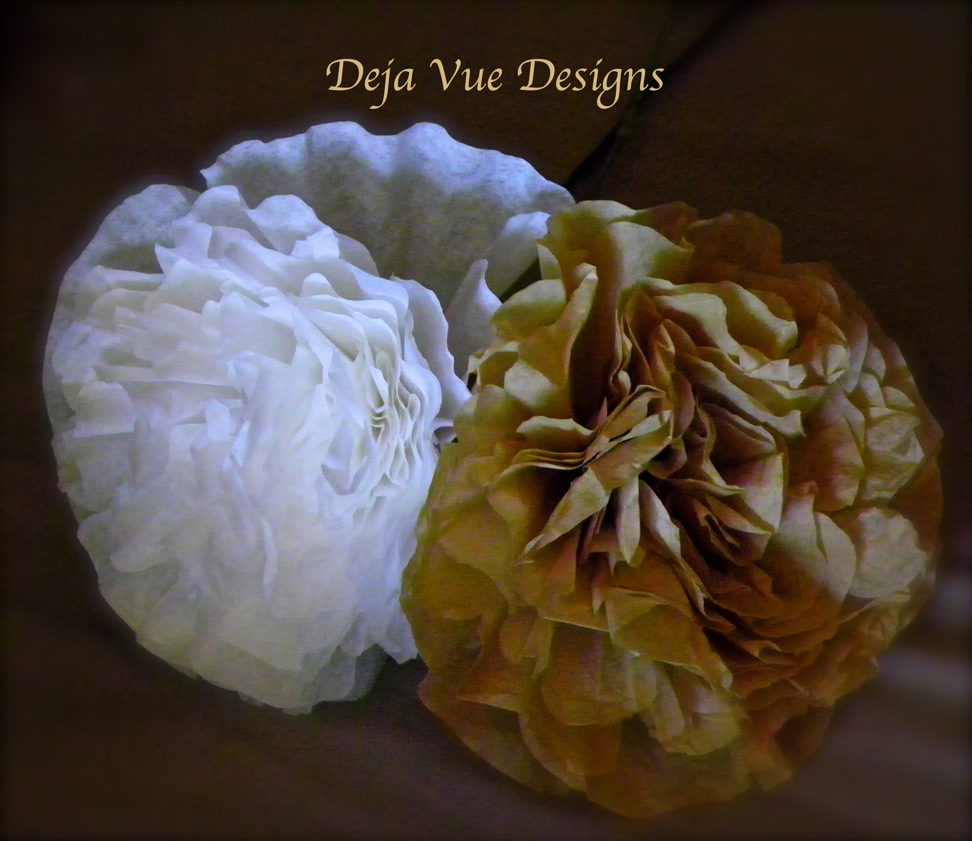 coffee filter paper flowers