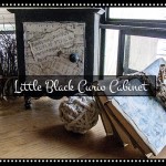 Little Curio Cabinet Makeover