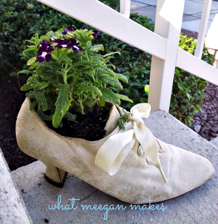 Shoe Planter DIY by What Meegan Makes