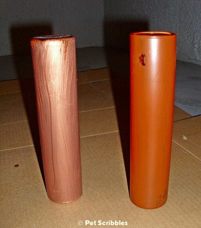 DIY Copper Pipe Vase from Glass