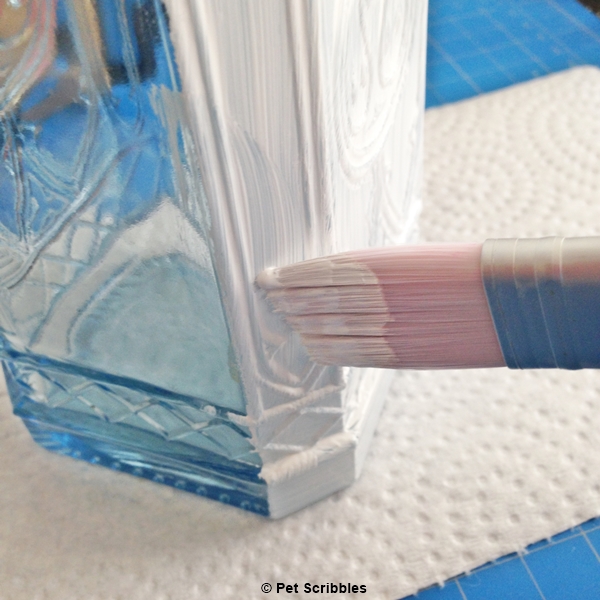 paint glass with chalk paint