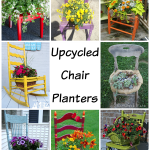 Upcycled Chair Planters